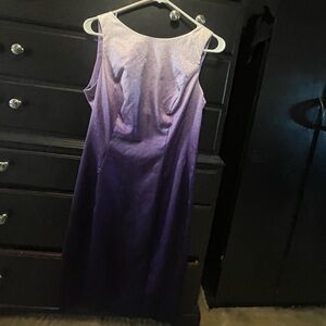 venus size 10 purple ombre dress.